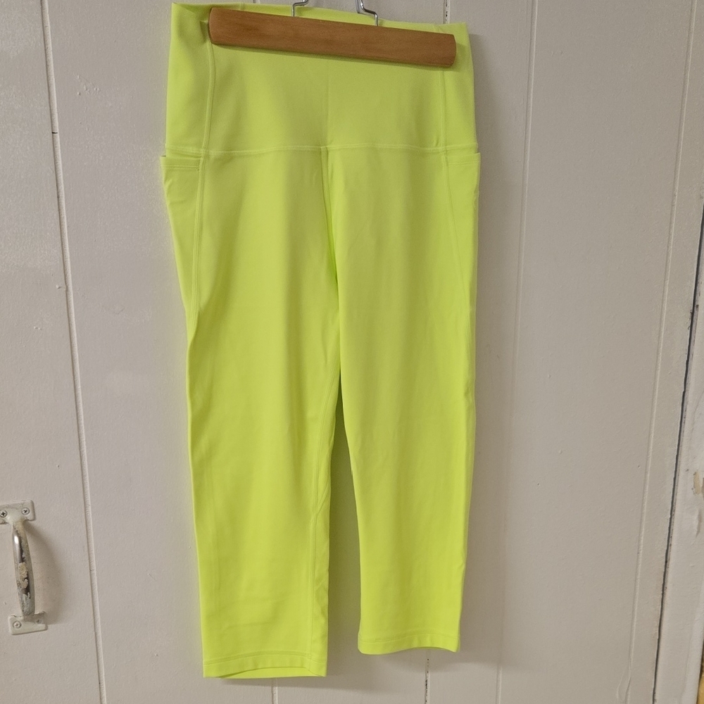 CRZ YOGA Neon Yellow Leggings - Picture 6 of 11